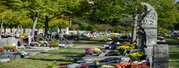 Cimetiere des Sablieres le jour de la Toussaint