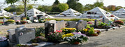 Jardin du souvenir au cimetiere Grand Croix